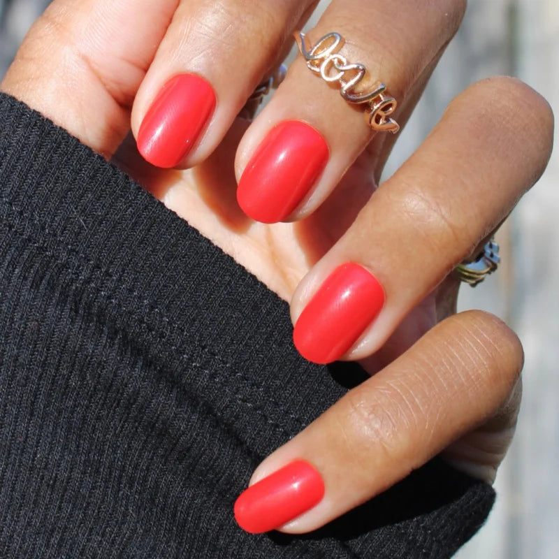 Olive & June Tab Press-Ons | Lollipop Short Round