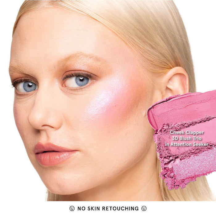 ONE/SIZE Cheek Clapper 3D Blush Trio | Attention Seeker