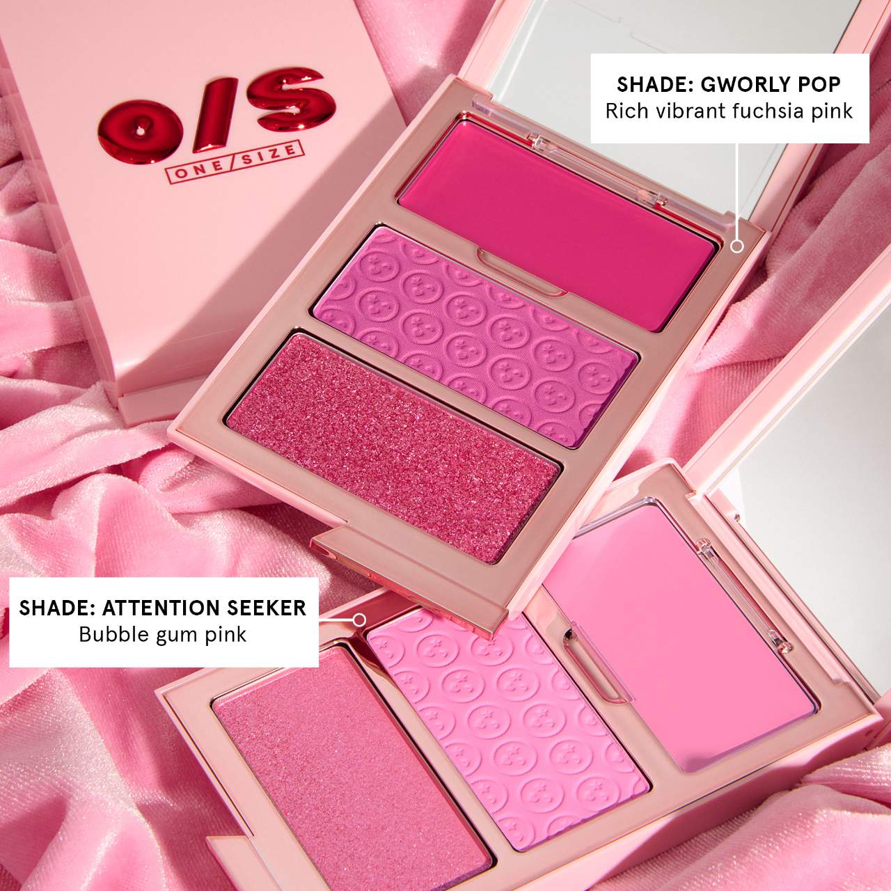 ONE/SIZE Cheek Clapper 3D Blush Trio | Gworly Pop