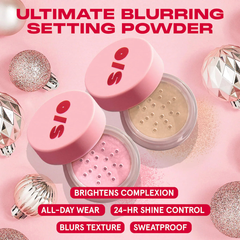 ONE/SIZE Ultimate Blurring Setting Powder Blurred & Bright Travel Duo | Translucent / Ultra Pink