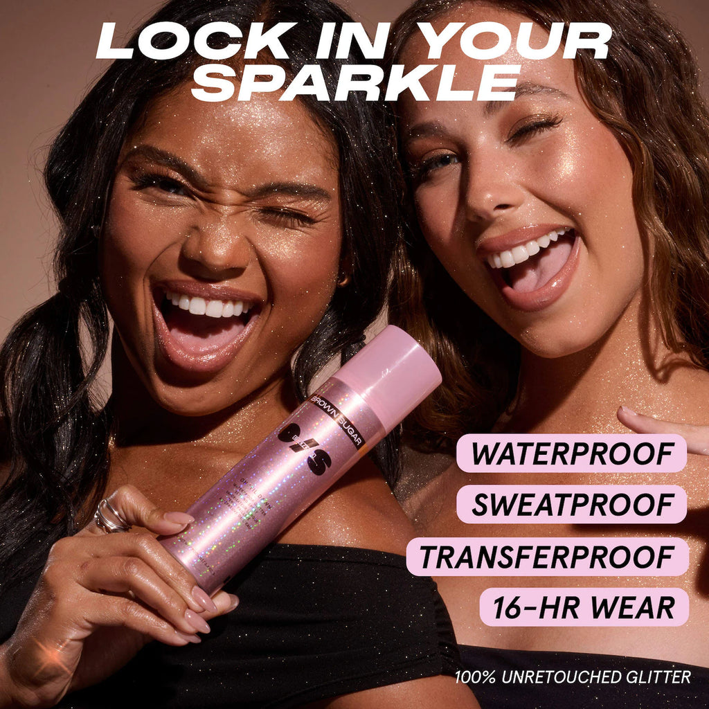 ONE/SIZE On 'Til Dawn Waterproof Glitter Setting Spray | Brown Sugar