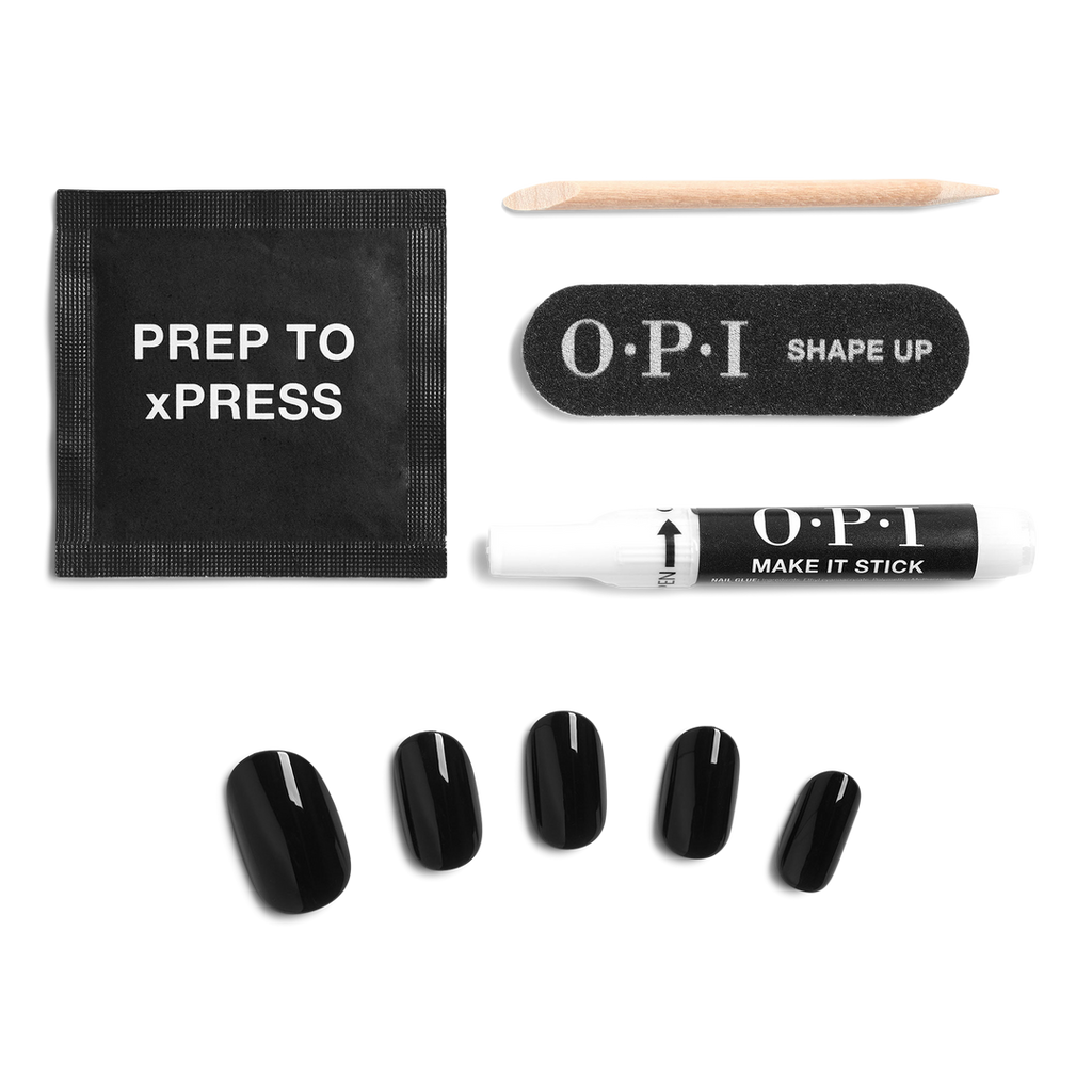 OPI xPRESS/On Black Onyx Classic Press On Nails
