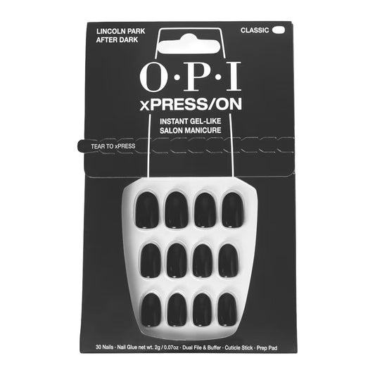 OPI xPRESS/On Short Solid Color Press On Nails | Lincoln Park After Dark