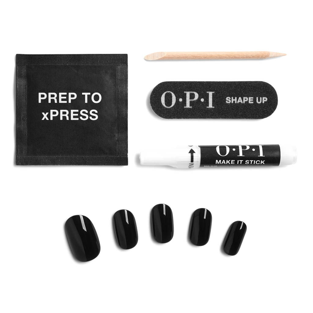 OPI xPRESS/On Short Solid Color Press On Nails | Lincoln Park After Dark