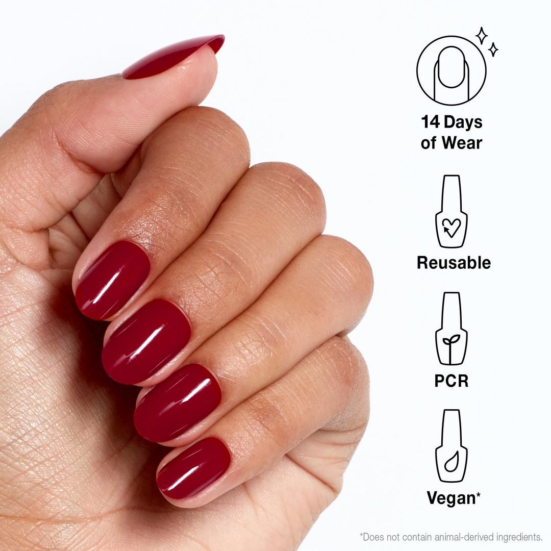 OPI xPRESS/On Big Apple Red Classic Press On Nails