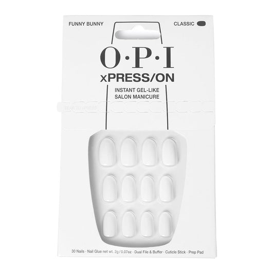 OPI xPRESS/On Short Solid Color Press On Nails | Funny Bunny