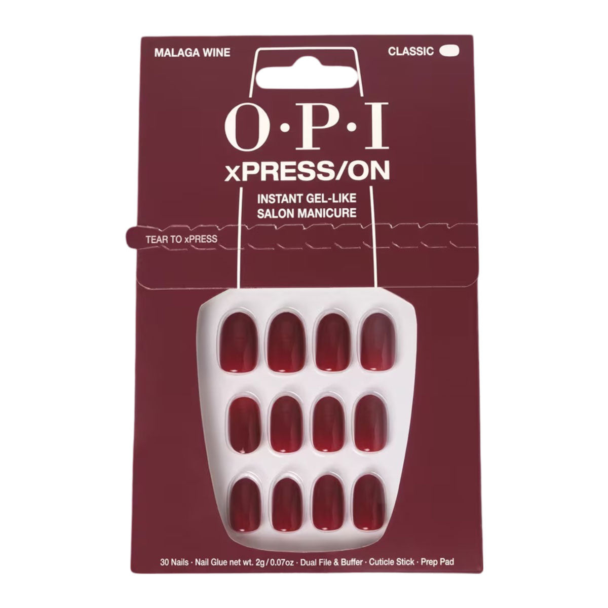 OPI xPRESS/On Malaga Wine Classic Press On Nails