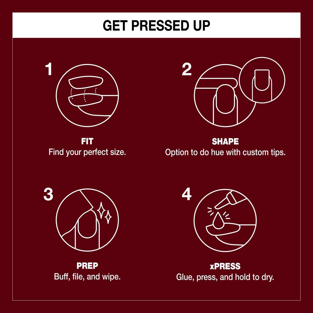 OPI xPRESS/On Malaga Wine Classic Press On Nails