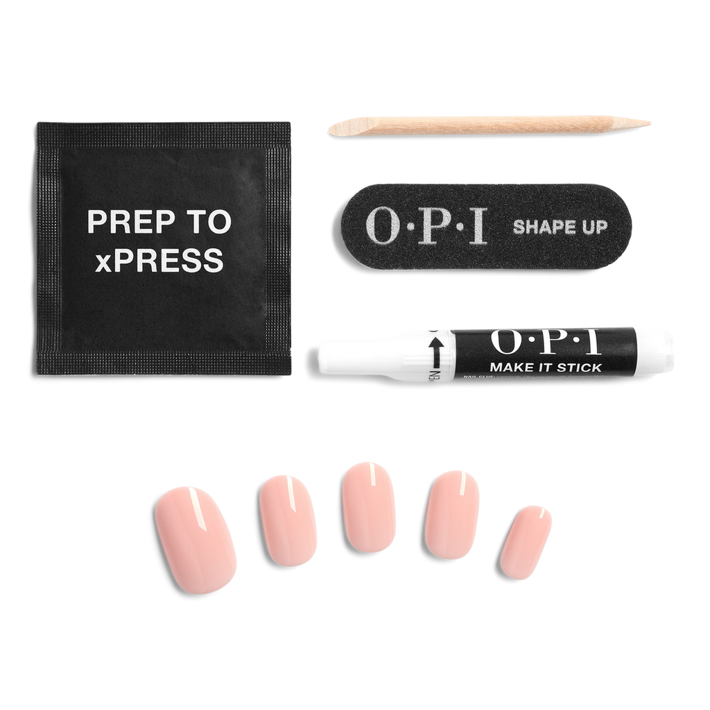 OPI xPRESS/On Short Solid Color Press On Nails | Bubble Bath