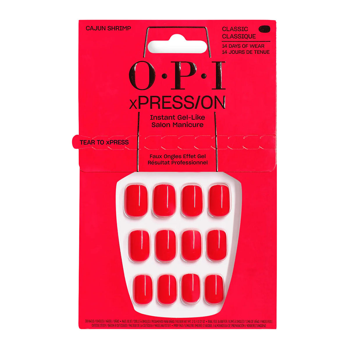 OPI xPRESS/On Cajun Shrimp Classic Press On Nails