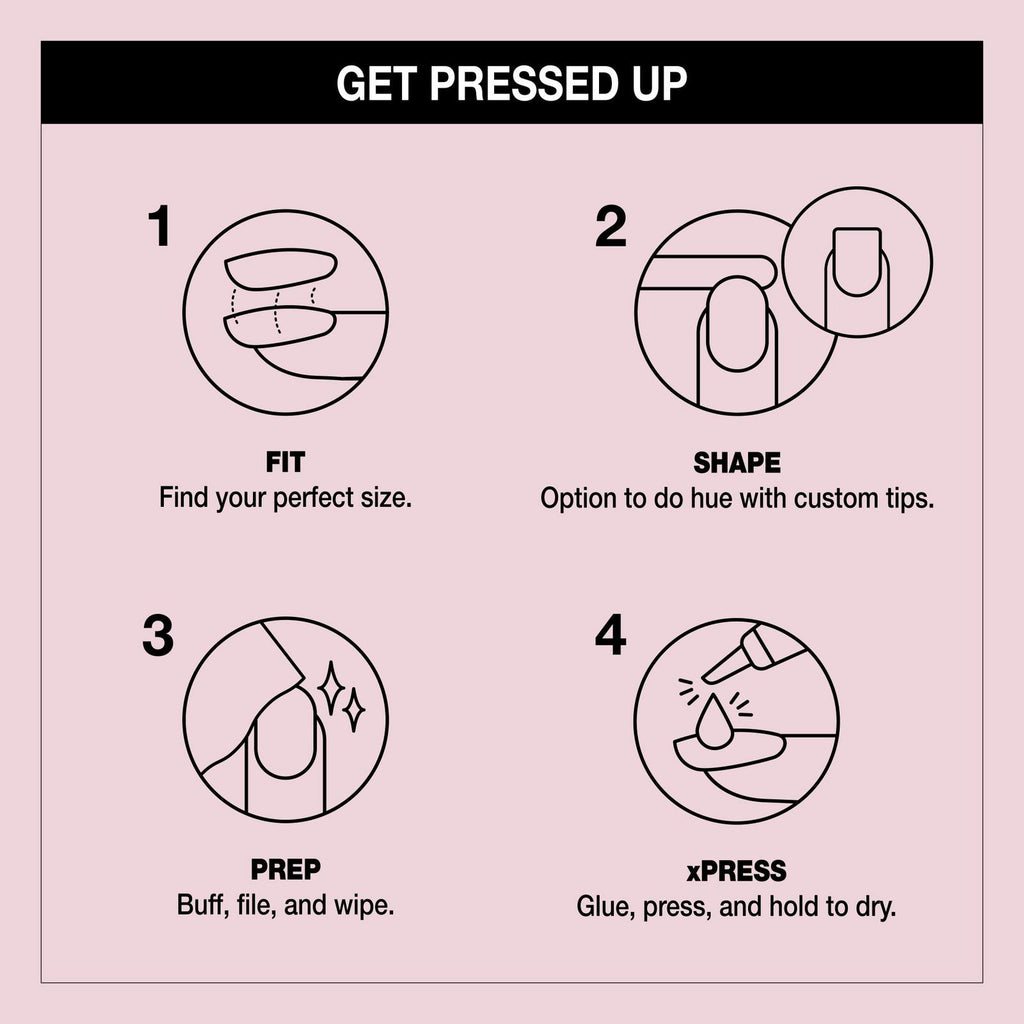 OPI xPRESS/On Don't Bossa Nova Me Around Classic Press On Nails