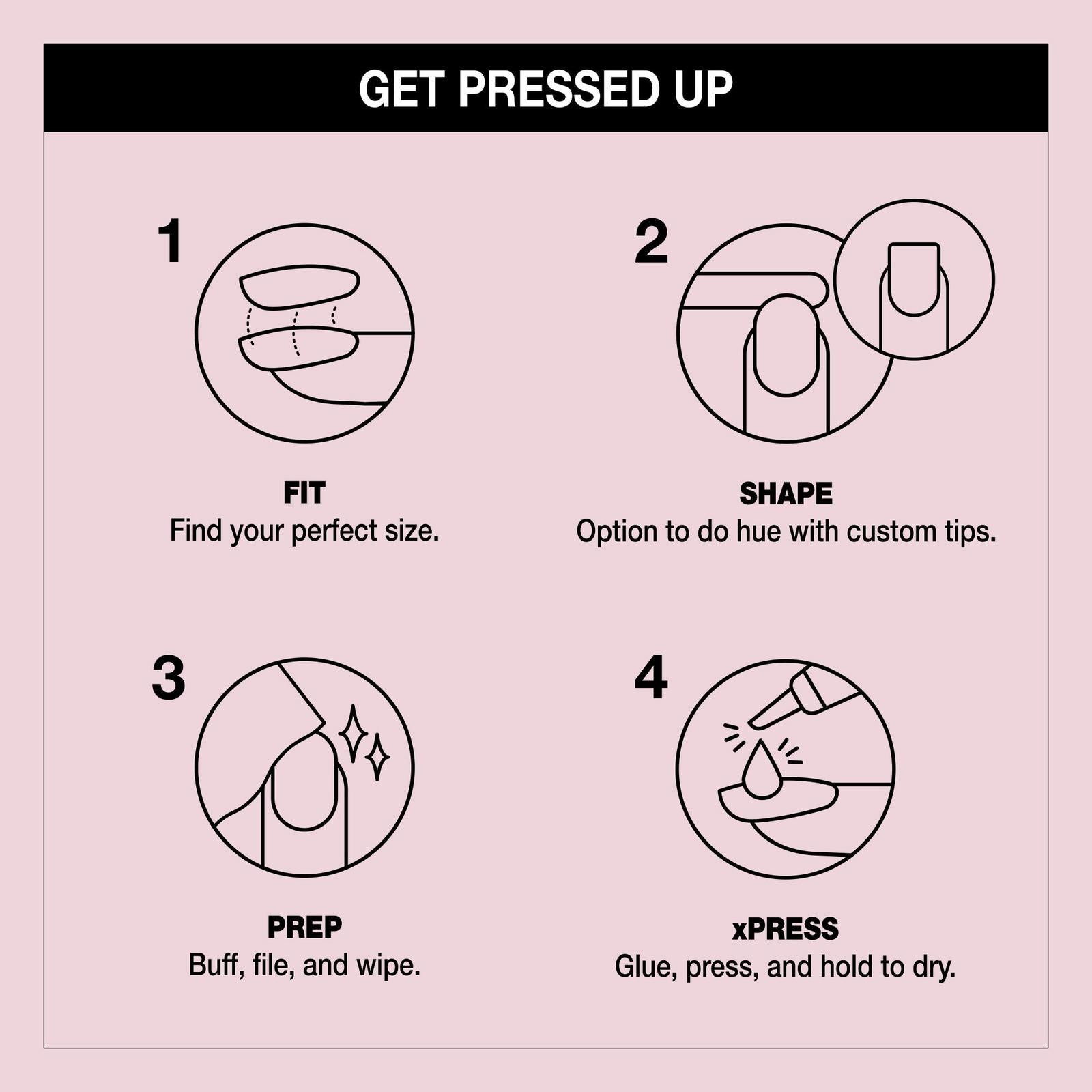 OPI xPRESS/On Don't Bossa Nova Me Around Classic Press On Nails