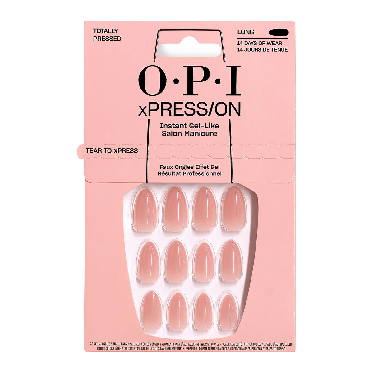 OPI xPRESS/On Totally Pressed Long Press On Nails