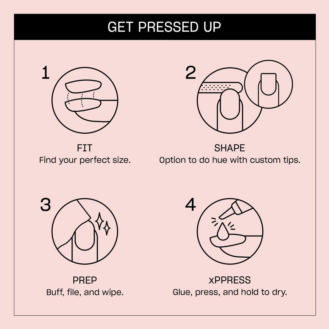 OPI xPRESS/ON Vision-airy Fairy Classic Press On Nails