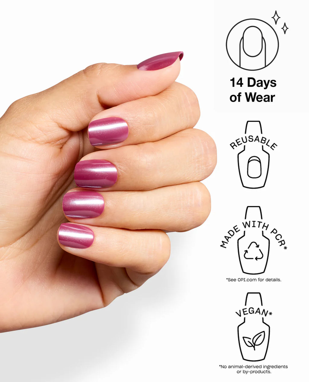 OPI xPRESS/On Cranberry Cosmo Classic Press On Nails