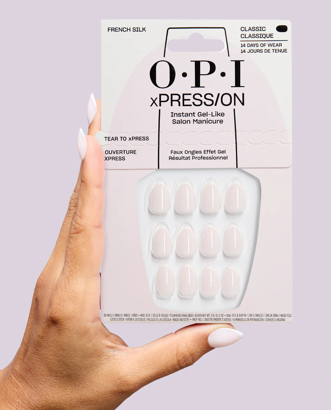 OPI xPRESS/On French Silk Classic Press On Nails