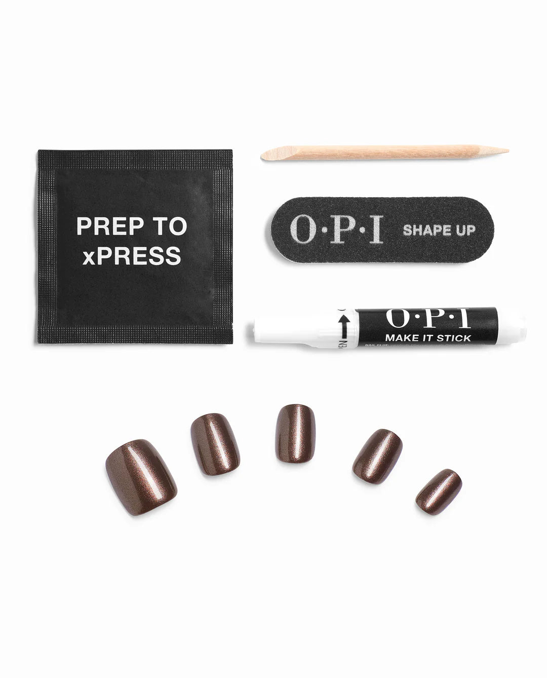 OPI xPRESS/On Hot Toddy Naughty Classic Press On Nails