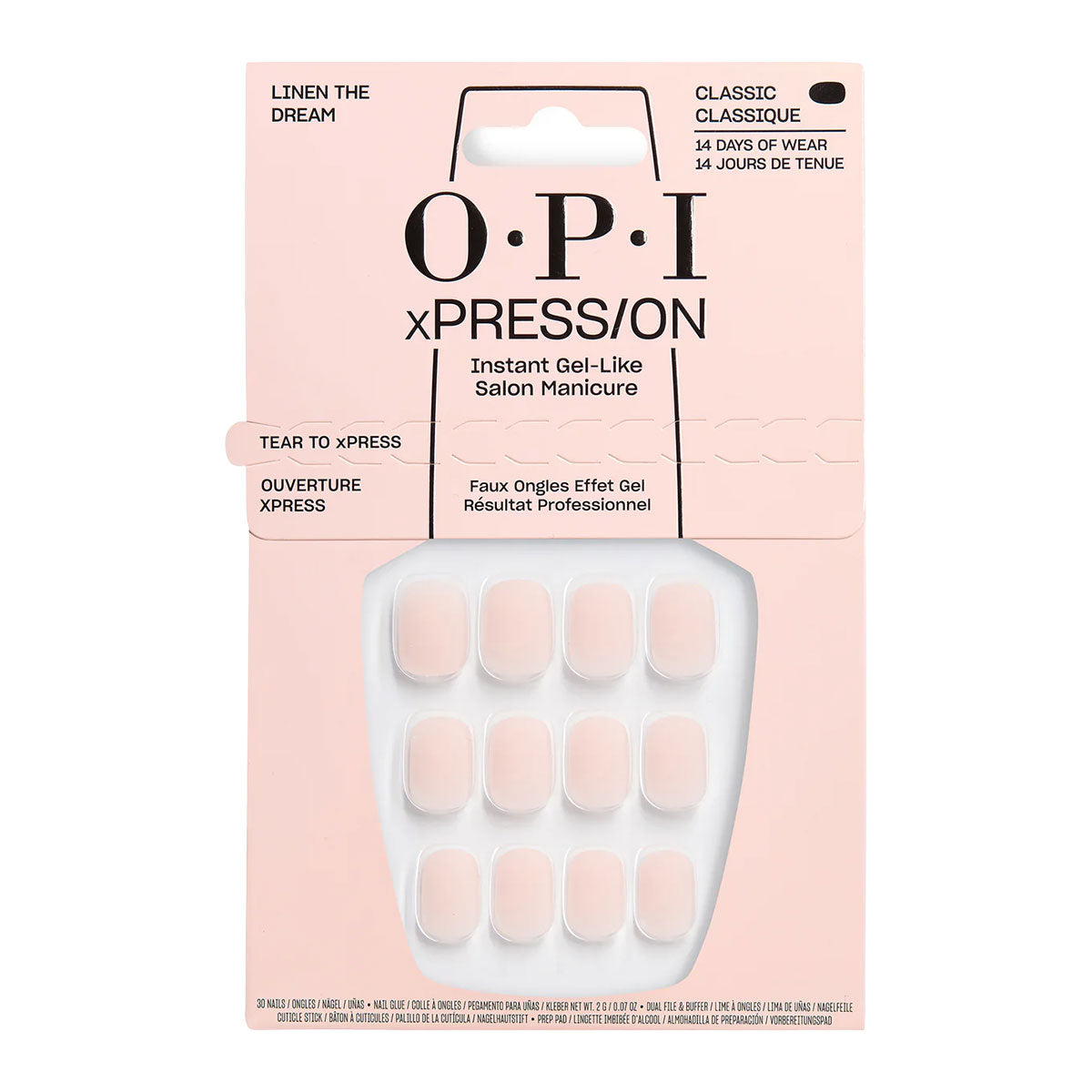 OPI xPRESS/On Linen the Dream Classic Press On Nails