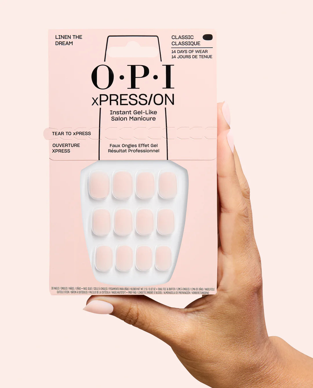 OPI xPRESS/On Linen the Dream Classic Press On Nails