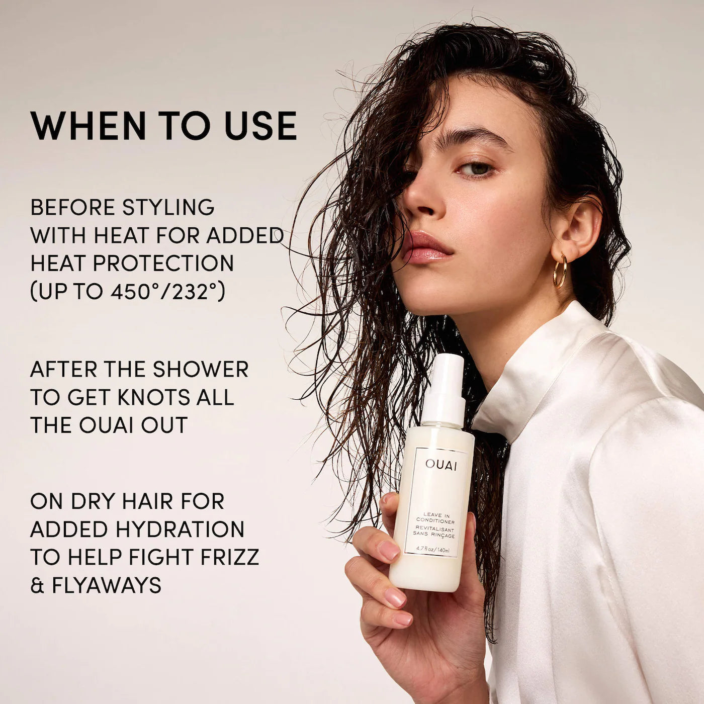 OUAI Leave In Conditioner 140 ml / 4.7 oz