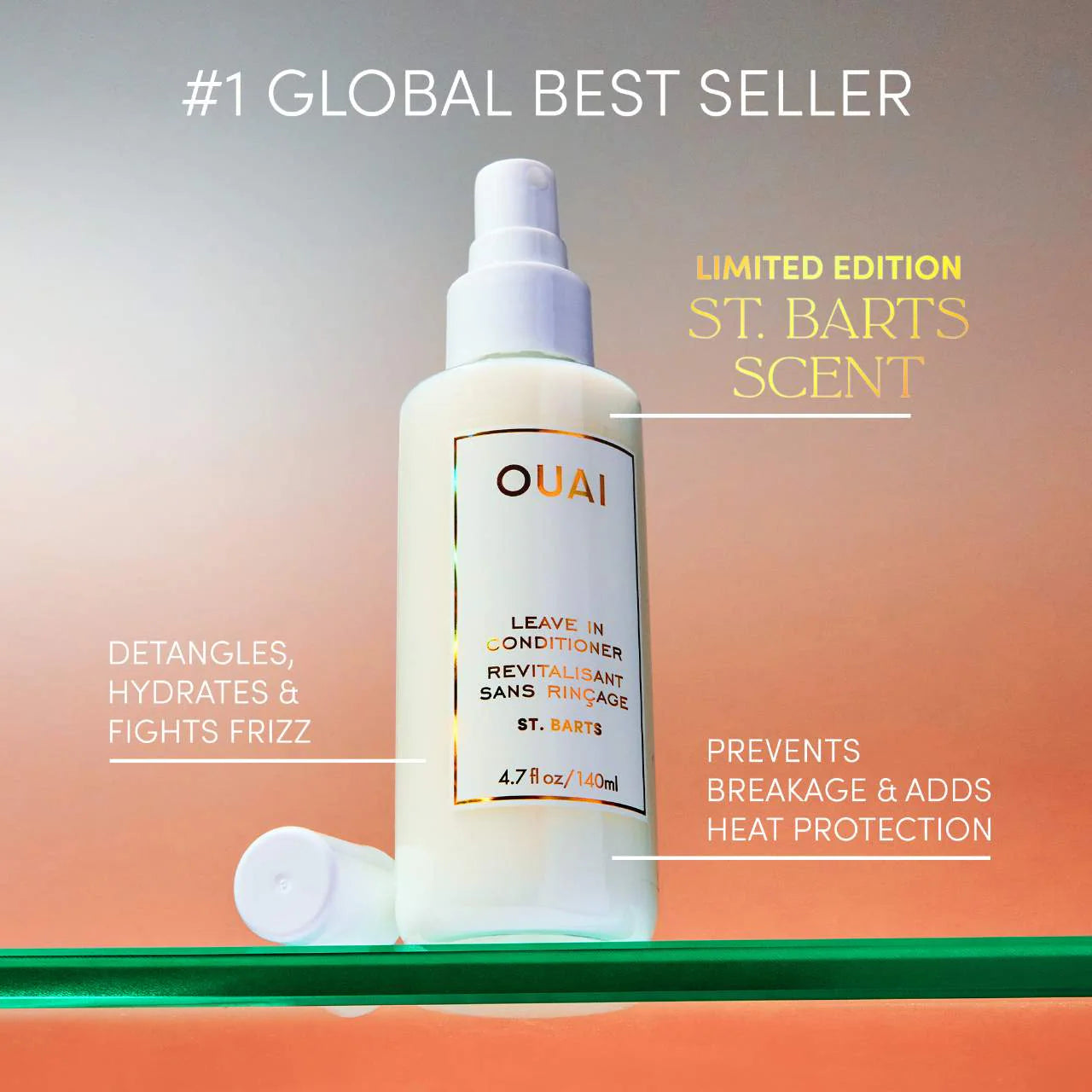OUAI Leave In Conditioner St. Barts 140 ml / 4.7 oz