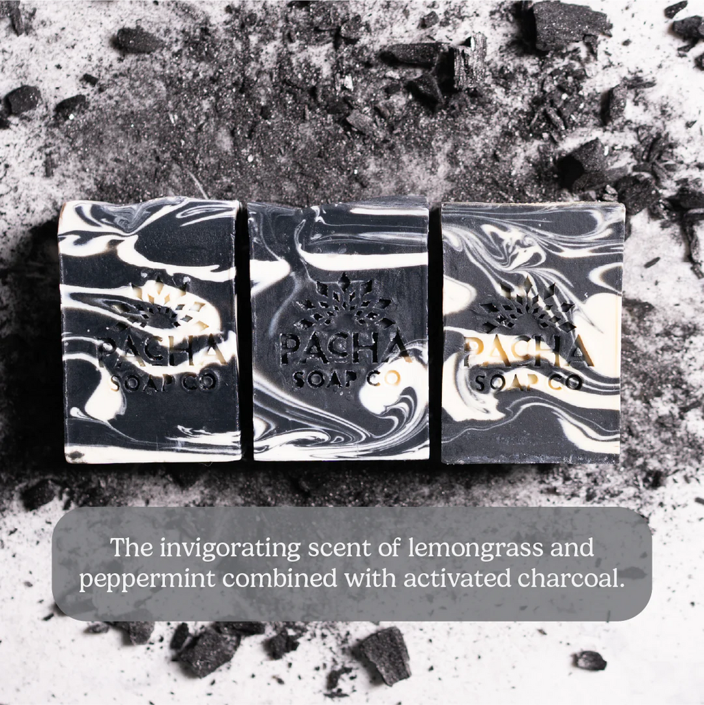 Pacha Soap Clarifying Charcoal Bar Soap