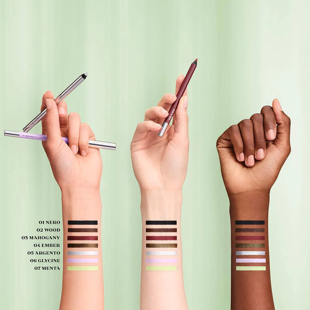 Prada Beauty Pradalines Gliding Waterproof Smudge Proof Eye Pencil | 01 Nero