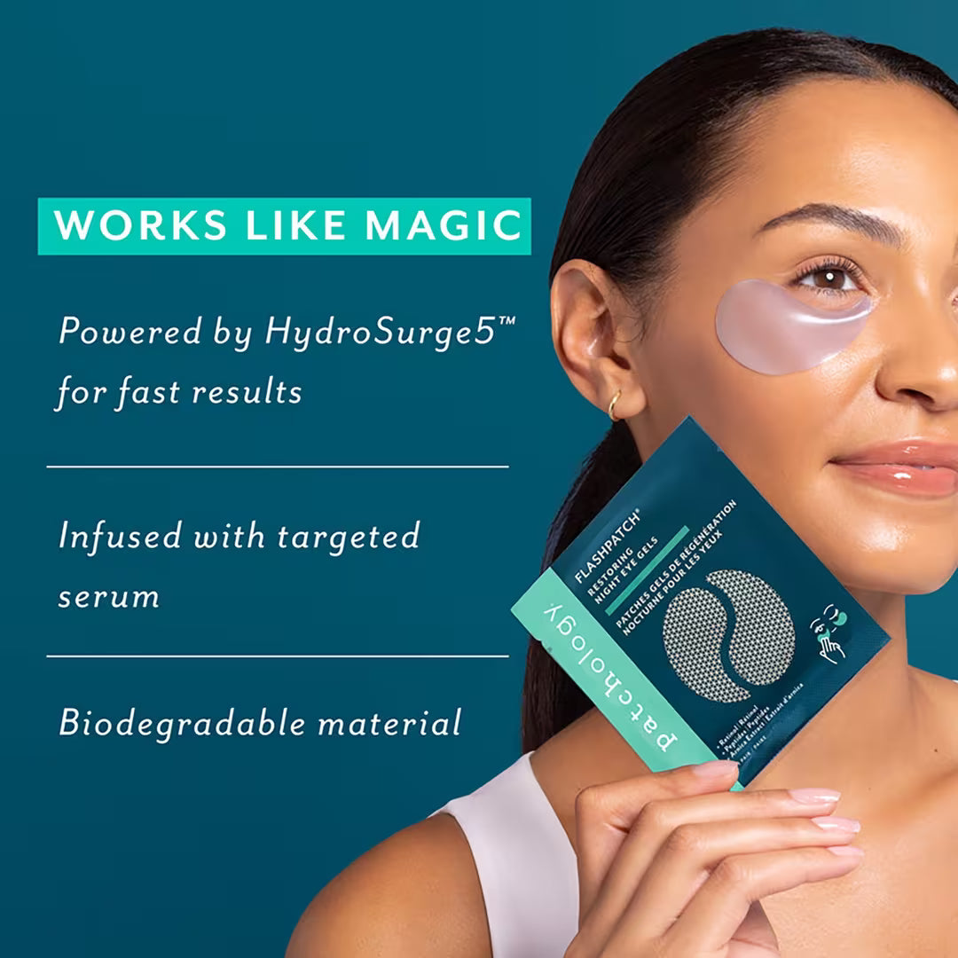 Patchology FlashPatchRestoring Night Eye Gels 30 pares