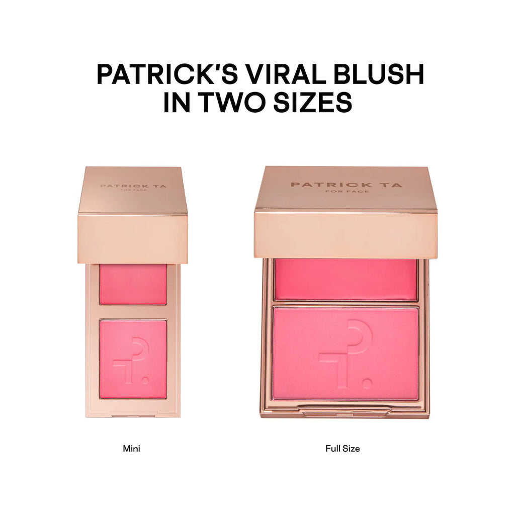Patrick TA Mini Major Headlines Double-Take Crème & Powder Blush Duo | She Goes To The Gym
