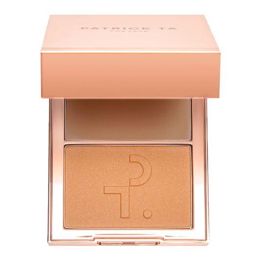 Patrick TA Major Sculpt Crème Contour & Powder Bronzer Duo | She's Statuesque (Light)