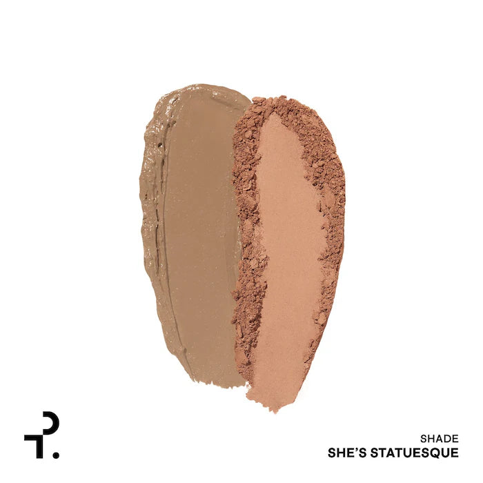 Patrick TA Major Sculpt Crème Contour & Powder Bronzer Duo | She's Statuesque (Light)