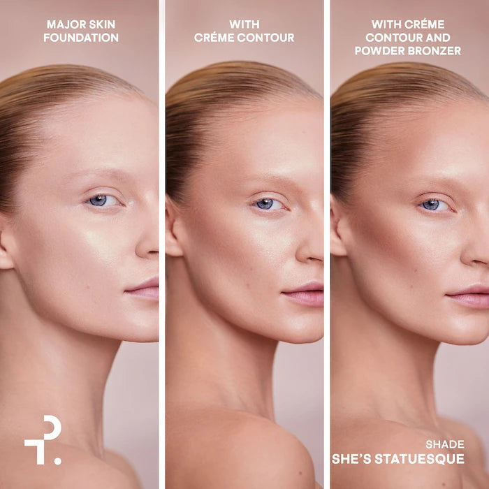 Patrick TA Major Sculpt Crème Contour & Powder Bronzer Duo | She's Statuesque (Light)
