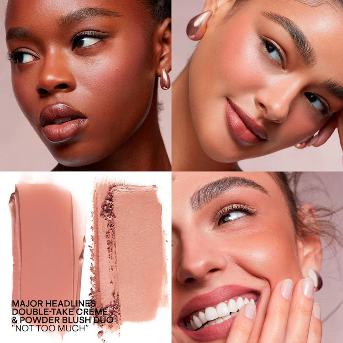 Patrick TA Major Headlines Double-Take Crème & Powder Blush | Not Too Much