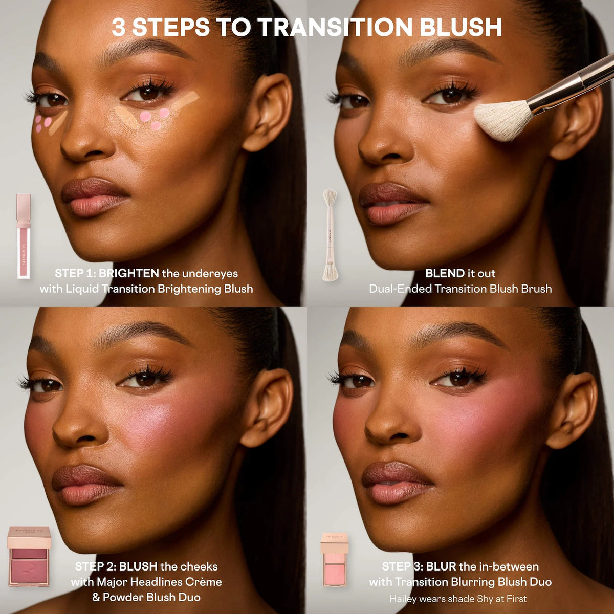 Patrick Ta Major Headlines Transition Blurring Under Eye Blush Duo | Shy At First
