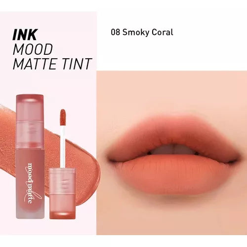 [VENCE 06/25] Peripera Ink Mood Matte Tint | 08 Smoky Coral