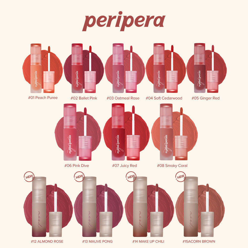 [VENCE 06/25] Peripera Ink Mood Matte Tint | 08 Smoky Coral