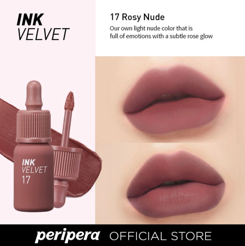 Peripera Ink Velvet | 17 Rosy Nude