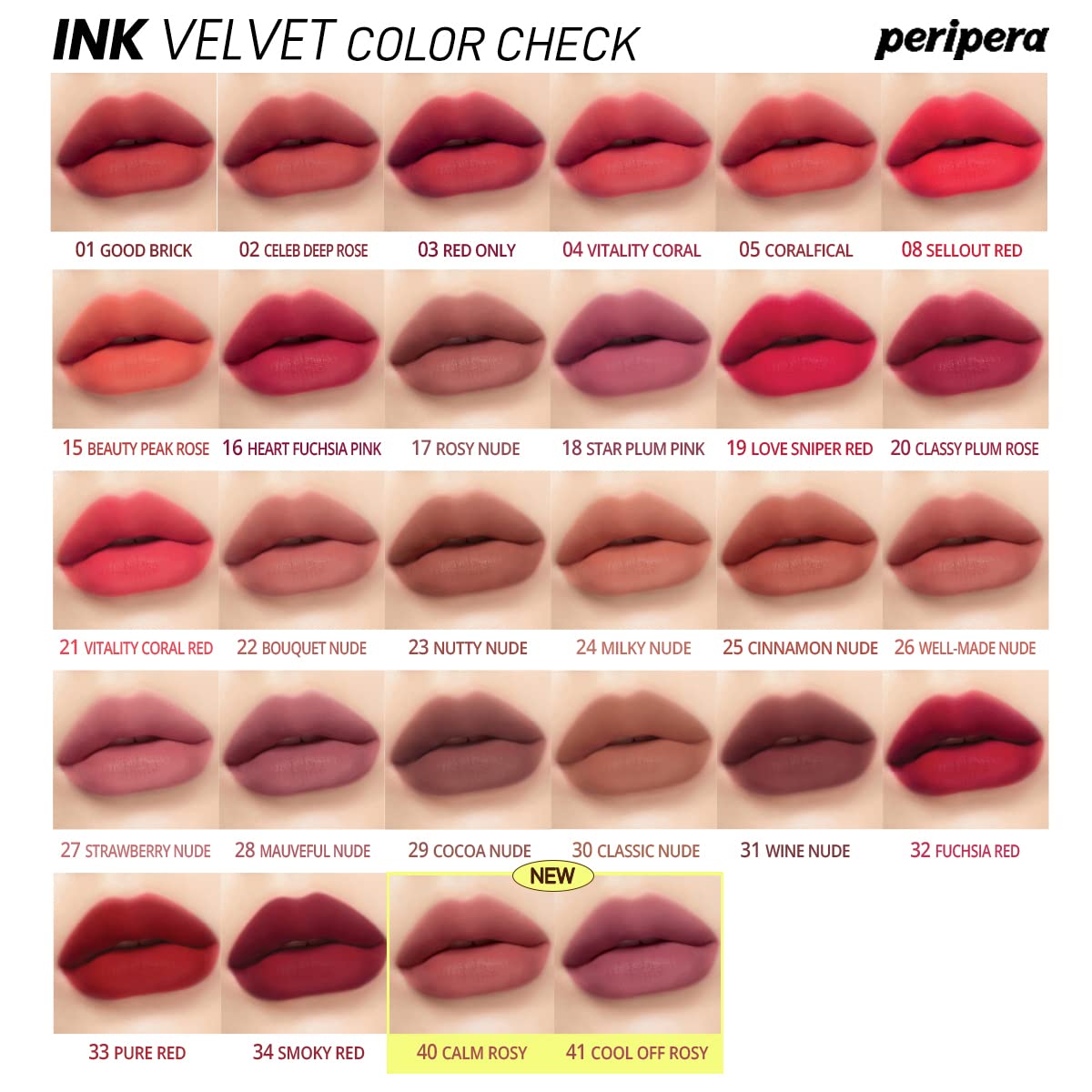 Peripera Ink Velvet | 40 Calm Rosy