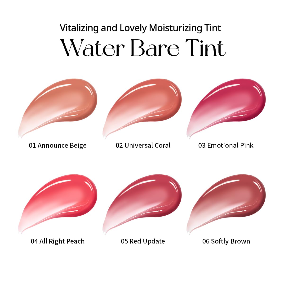 Peripera Water Bare Tint | 01 Announce Beige
