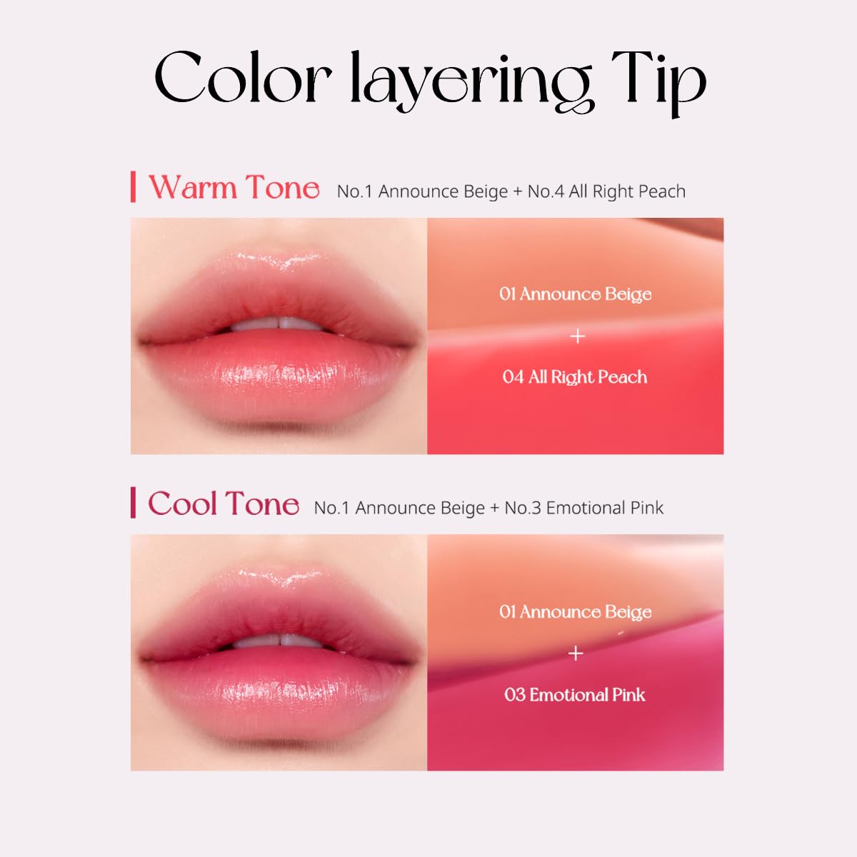 Peripera Water Bare Tint | 01 Announce Beige