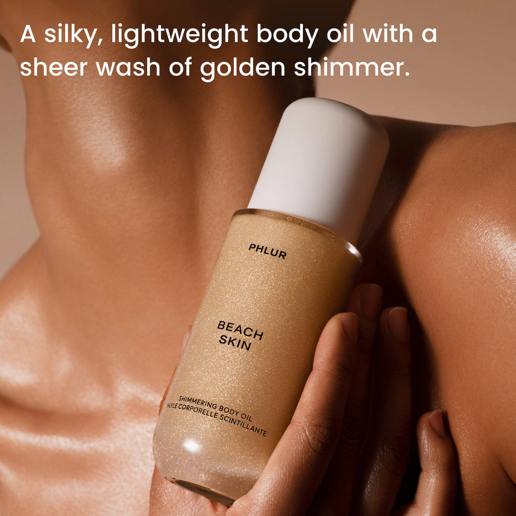 Phlur Beach Skin Shimmering Body Oil 118 ml / 4.0 oz