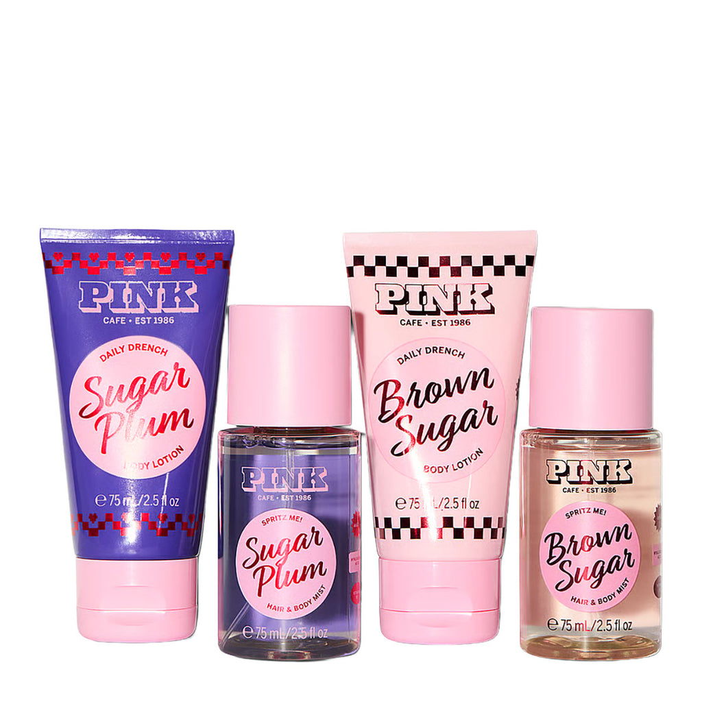 Victoria's Secret Pink 4-Piece Mist & Lotion Body Care Gift Set