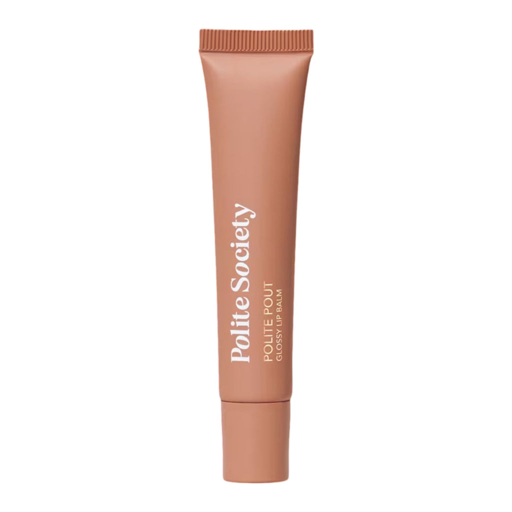 Polite Society Polite Pout Glossy Lip Balm | French Caramel