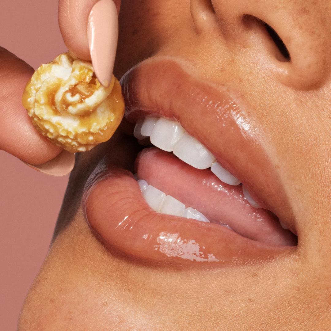 Polite Society Polite Pout Glossy Lip Balm | French Caramel