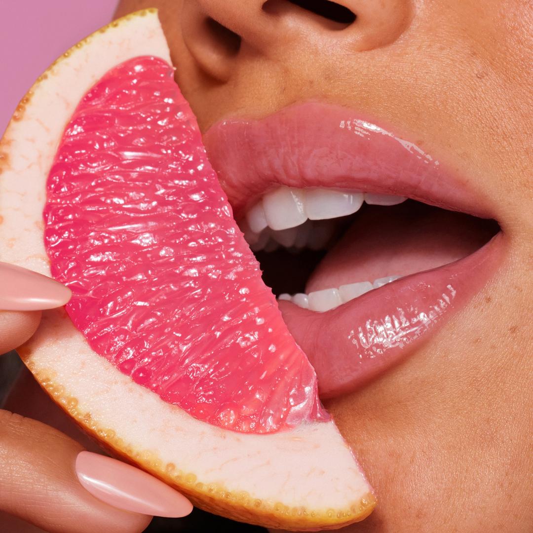 Polite Society Polite Pout Glossy Lip Balm | Pink Grapefruit