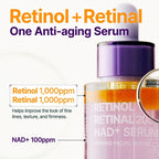 Purito Retinol + Retinal 2000 NAD+ Serum 30 ml / 1.91 oz