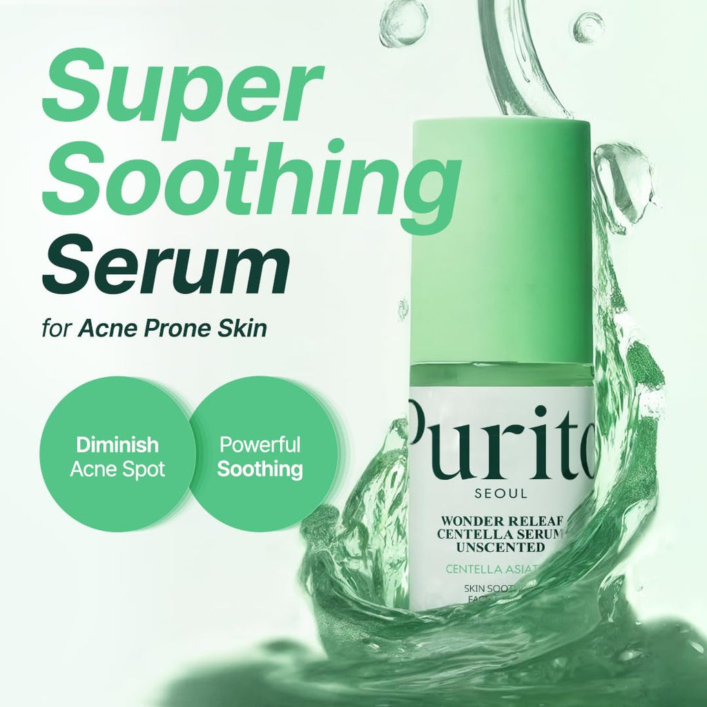 Purito Wonder Releaf Centella Serum Unscented 2.02 oz / 60 ml