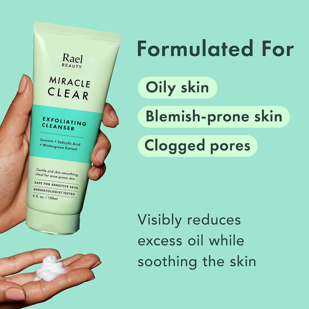 Rael Beauty Miracle Clear Exfoliating Cleanser Mini 30 ml / 1.0 oz