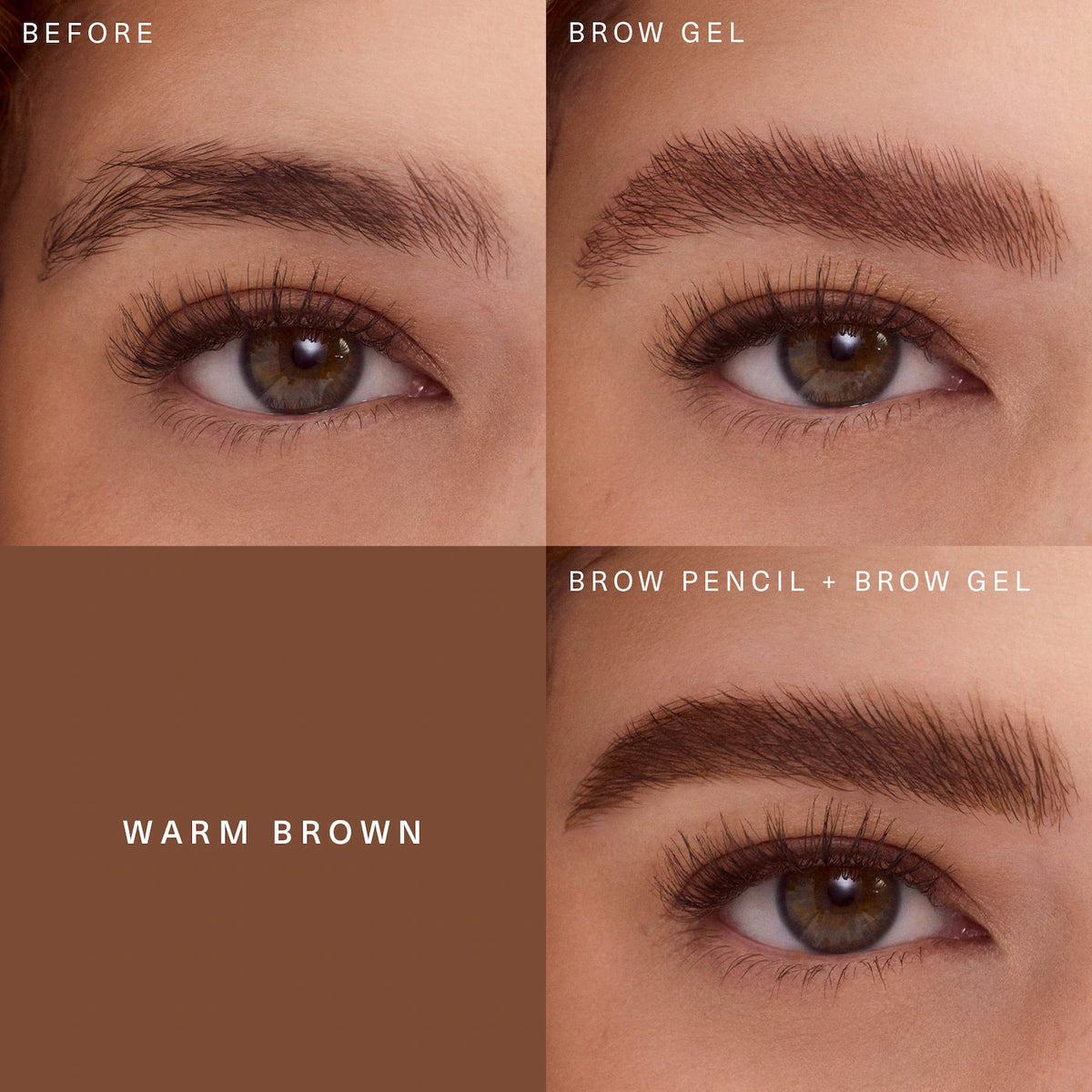 Rare Beauty Brow Harmony Flexible Lifting Gel 0.15 oz / 4.5 g | Warm Brown