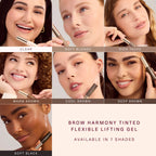Rare Beauty Brow Harmony Flexible Lifting Gel 0.15 oz / 4.5 g | Deep Brown